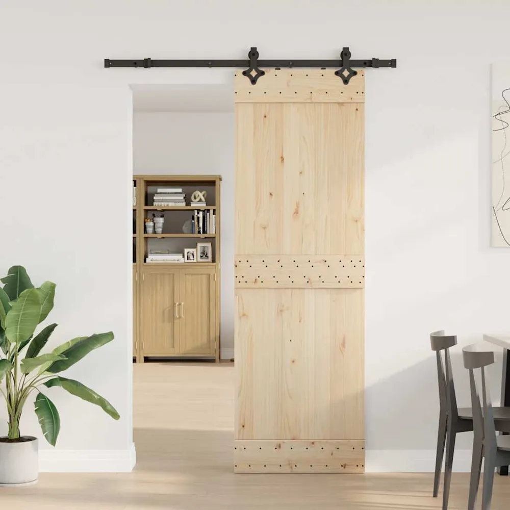 System do montażu drzwi przesuwnych, 152,5 cm, stal, czarny