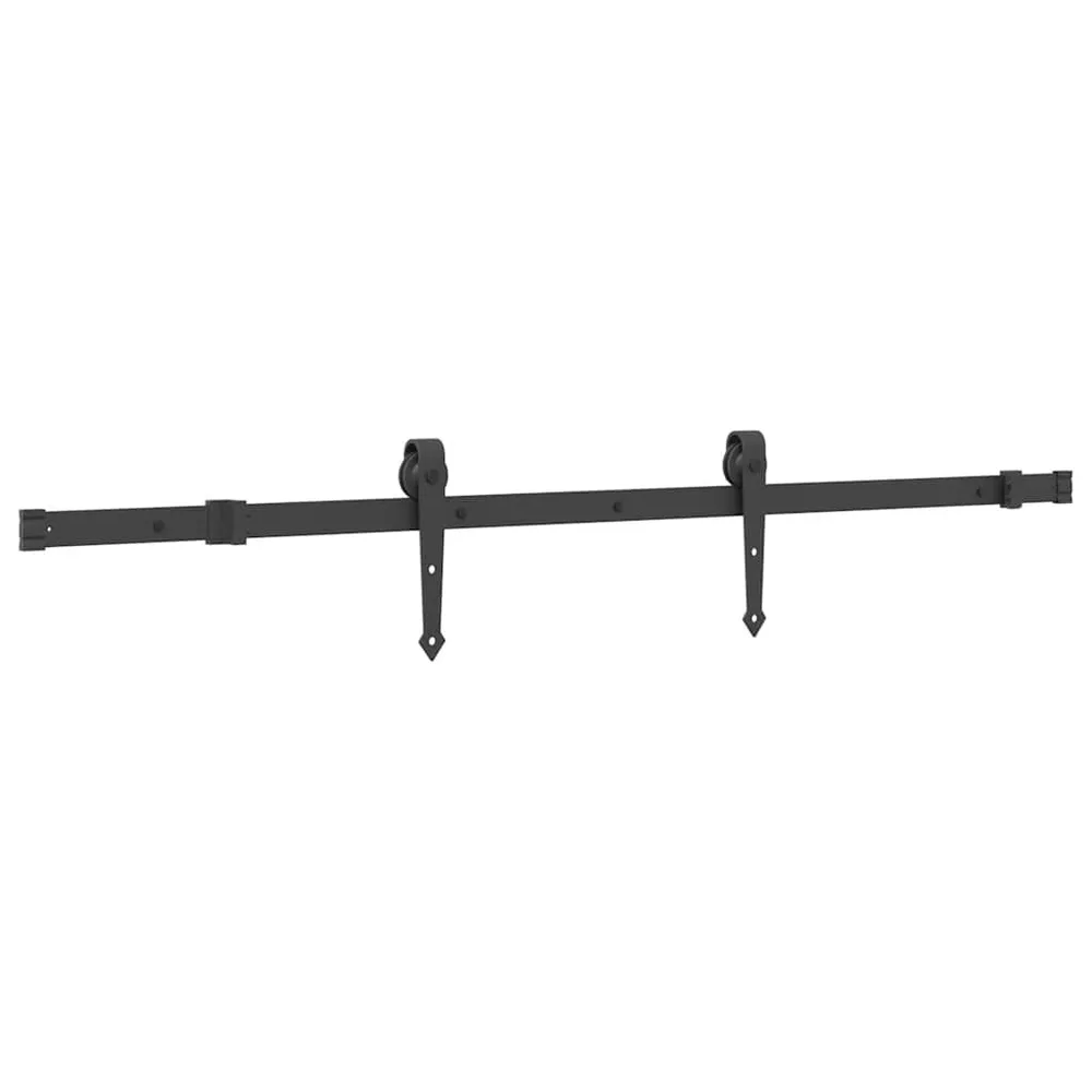 System do montażu drzwi przesuwnych, 152,5 cm, stal, czarny