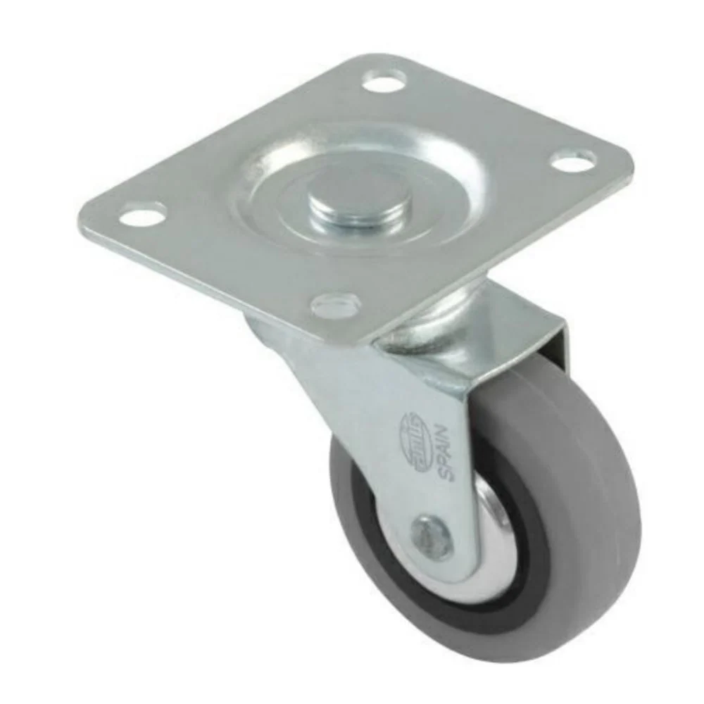 Kółka gumowe meblowe Ø50mm AMIG