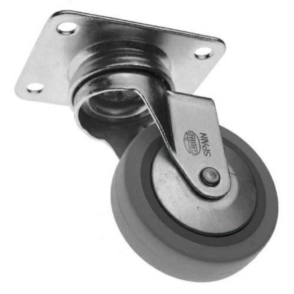 Kółka gumowe meblowe Ø60mm AMIG