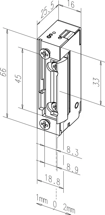 ASSA ABLOY Elektrozaczep 118EY 10-24 V AC/DC ( 3000255038 )