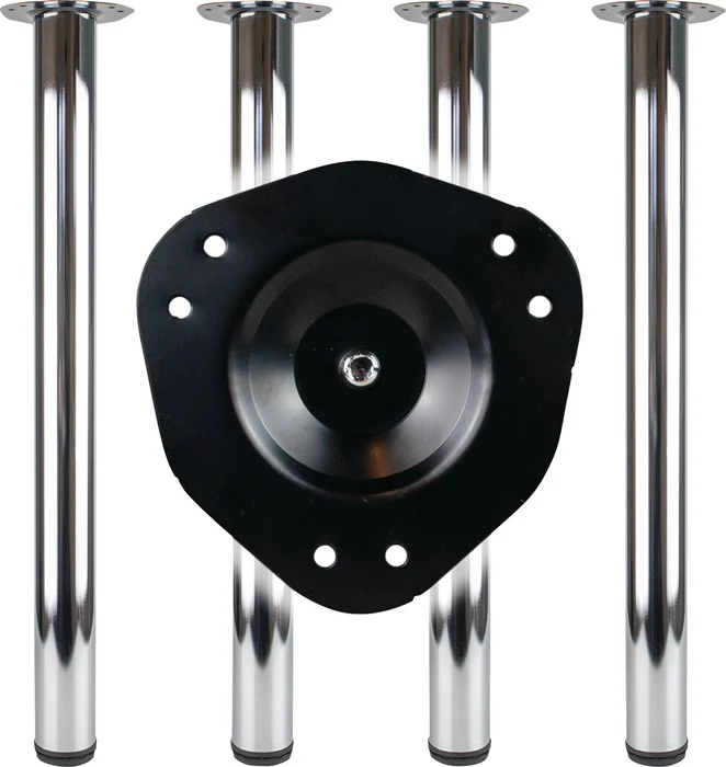 Zestaw nóg stołowych BMB biały 60 mm wysokość 710 mm ( 3000273141 )