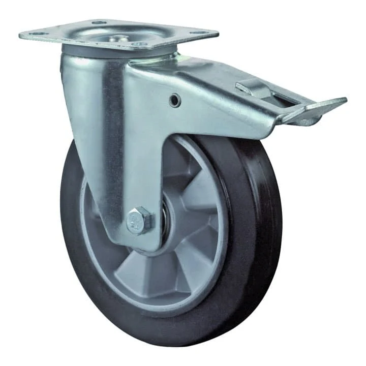 BS ROLLEN Kółko skrętne do dużych obciążeń Ø 125 mm Nośność 200 kg ( 3000275448 )