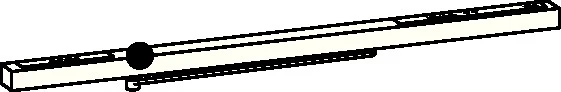 DORMAKABA slide channel G-EMR dla TS 93 srebrny ( 3000207504 )