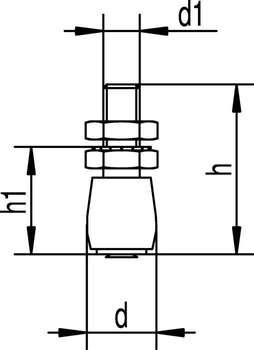 Rolka prowadząca HELM 349 S Stal ocynkowana, żółta ( 3000255955 )