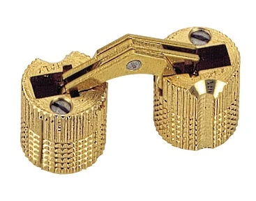 Zawias cylindryczny HETTICH 14 mm z mosiądzu szczotkowanego satynowo ( 3000272092 )
