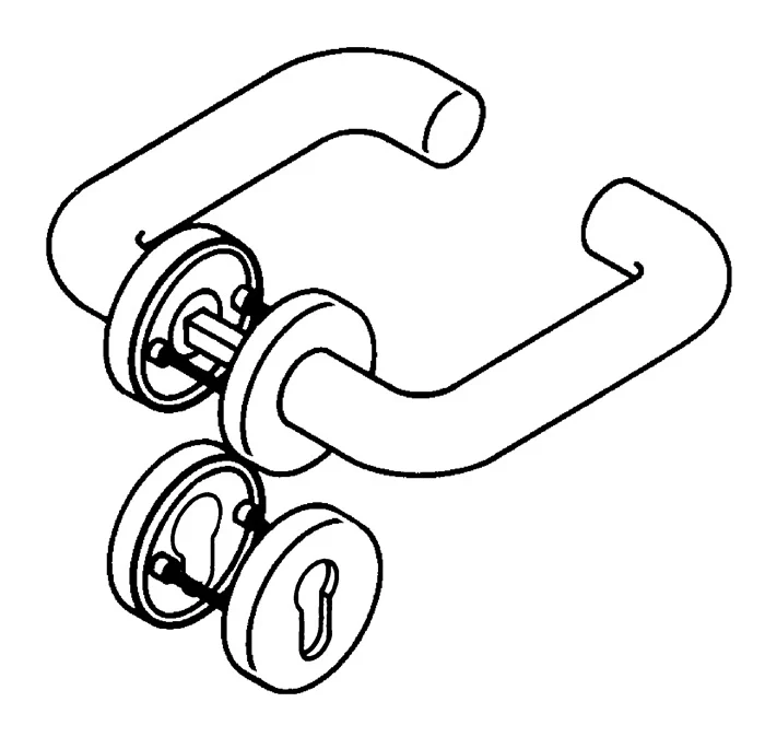 Zestaw przeciwpożarowy HEWI 111R11.230 Plastic 90 D/D ( 3000204648 )