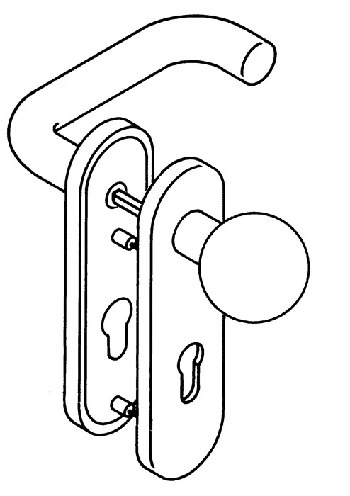 Zestaw przeciwpożarowy HEWI 111R13.113 Plastic 90 D/K ( 3000204165 )