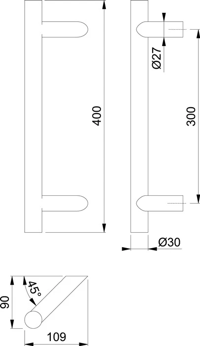 HOPPE zasuwnica E5012 stal nierdzewna kolor nr F69 ( 3000202049 )