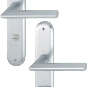 HOPPE zestaw długich rozet Stockholm 1140/273P Aluminium F1 ( 3000252630 )