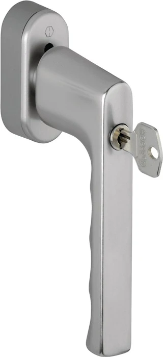 Klamka okienna HOPPE Hamburg 0700S/UD9020 Aluminium F9 / kolor stalowy ( 3000203984 )