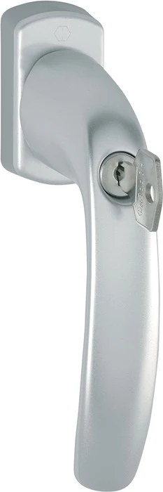 Klamka okienna HOPPE New York 0810S/U10 aluminium F1 / kolor naturalny ( 3000203669 )