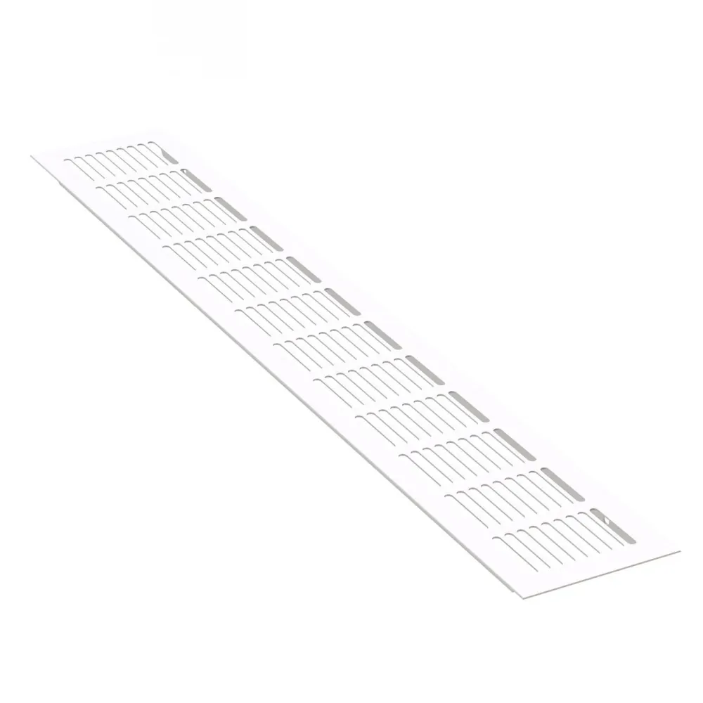 Kratka wentylacyjna do mebli 480x80mm - Biał