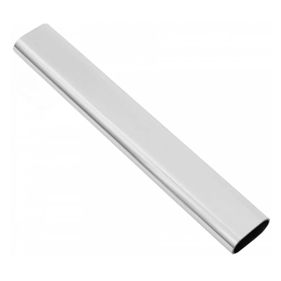 Drążek meblowy owalny do szafy 15x30mm o długości 3000mm - Chrom NTP
