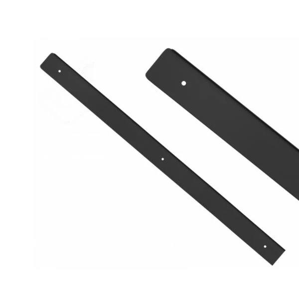 Listwa boczna do blatu o profilu R-3 - 38mm anodowana czarna NTP