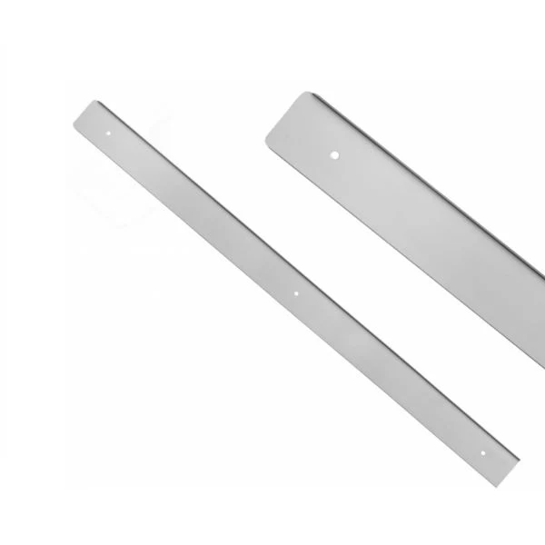 Listwa boczna do blatu o profilu R-3 - 38mm anodowana srebrna NTP