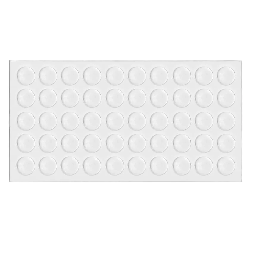 Odbojniki silikonowe do szafek, drzwi 9x2mm - 50 sztuk NTP