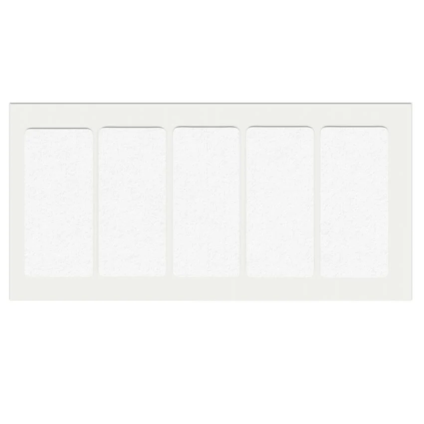 Podkładki filcowe do mebli samoprzylepne 40x90mm - Białe NTP