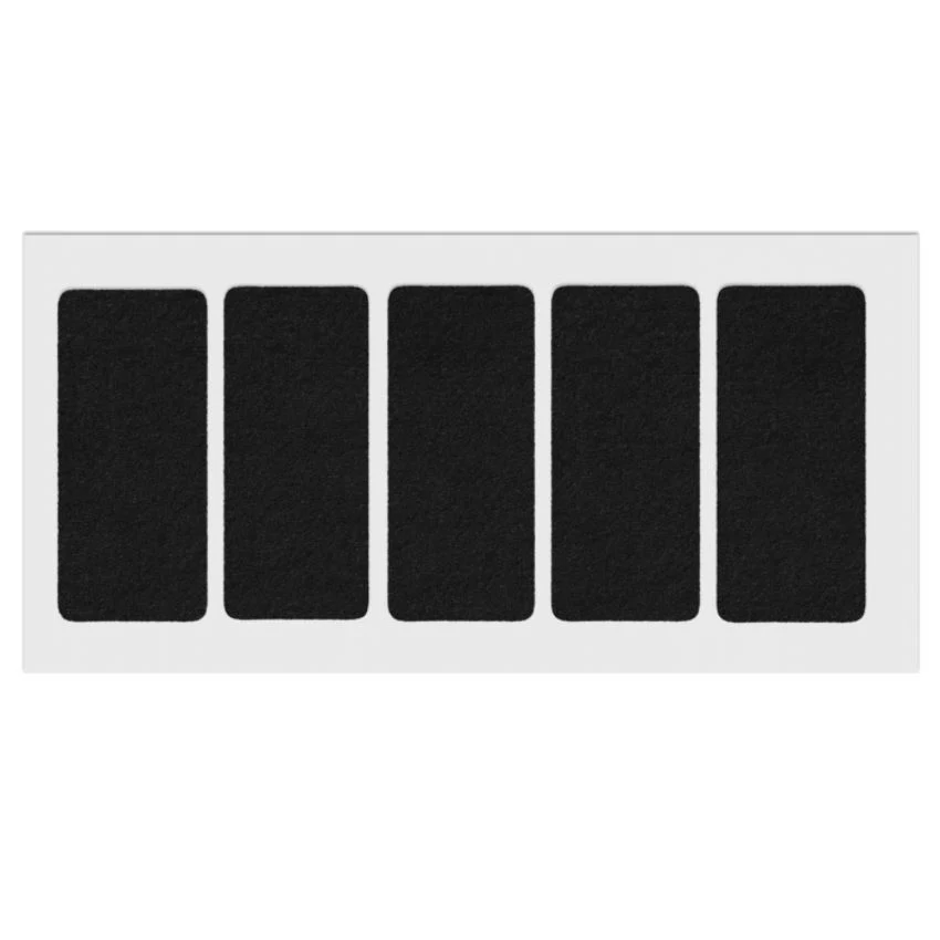 Podkładki filcowe do mebli samoprzylepne 40x90mm - Czarne NTP