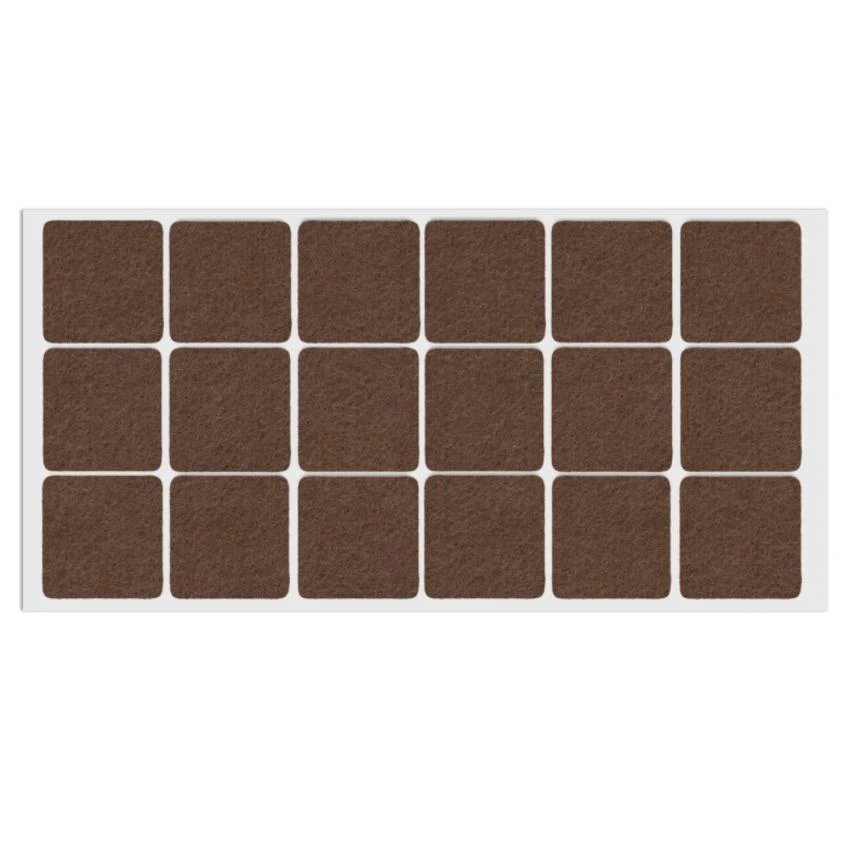 Podkładki filcowe pod meble samoprzylepne 35x35mm NTP