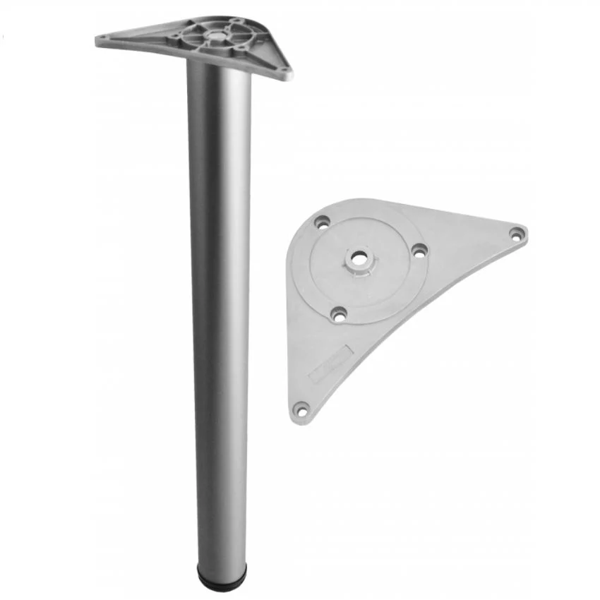 Regulowana noga do mebli 1100mm z mocowaniem znalowym - Aluminium NTP