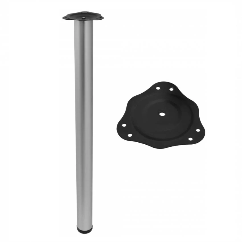 Regulowana noga meblowa 820mm - Aluminium NTP