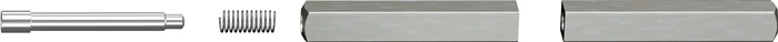 OGRO Panic pin 120 FS SECURE square 9 mm ( 3000267140 )