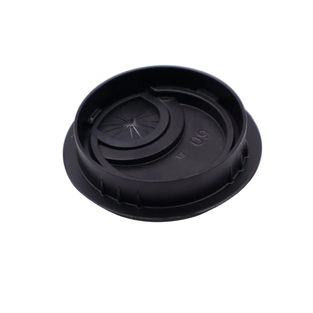 Przepust kablowy z gumką metalowy okrągły 60mm - Czarny mat