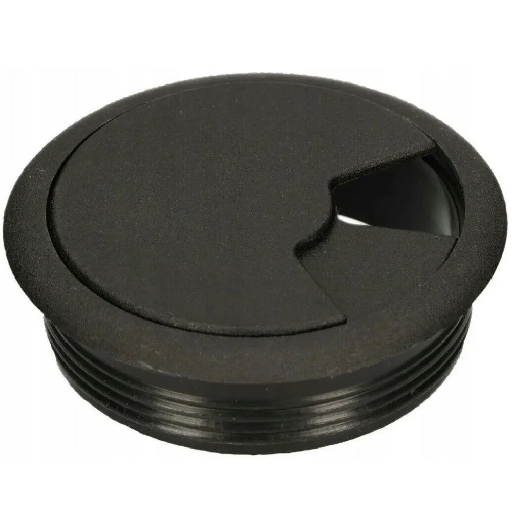 Przepust kablowy z plastiku okrągły 60mm - Czarny