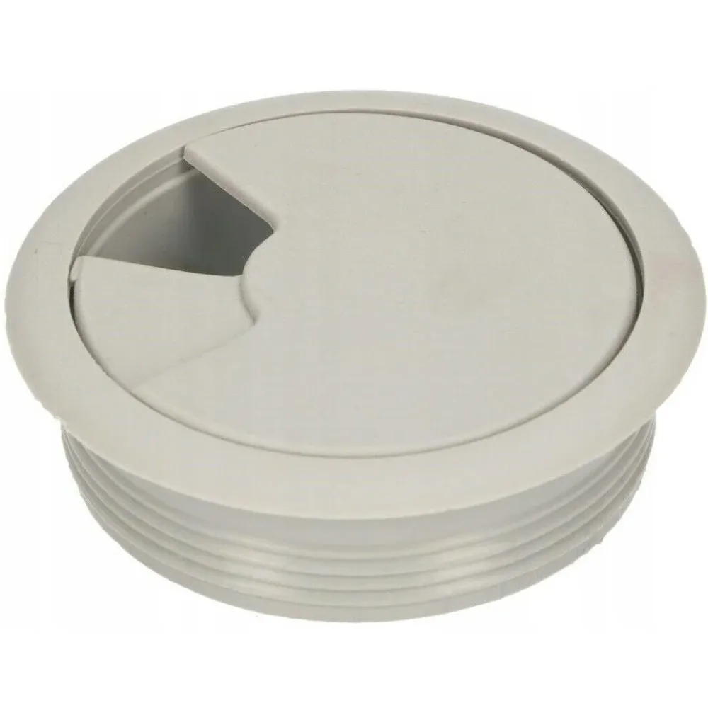 Przepust kablowy z plastiku okrągły 60mm - Szary