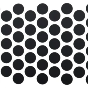 Zaślepki do mebli samoprzylepne - Czarny mat 14mm