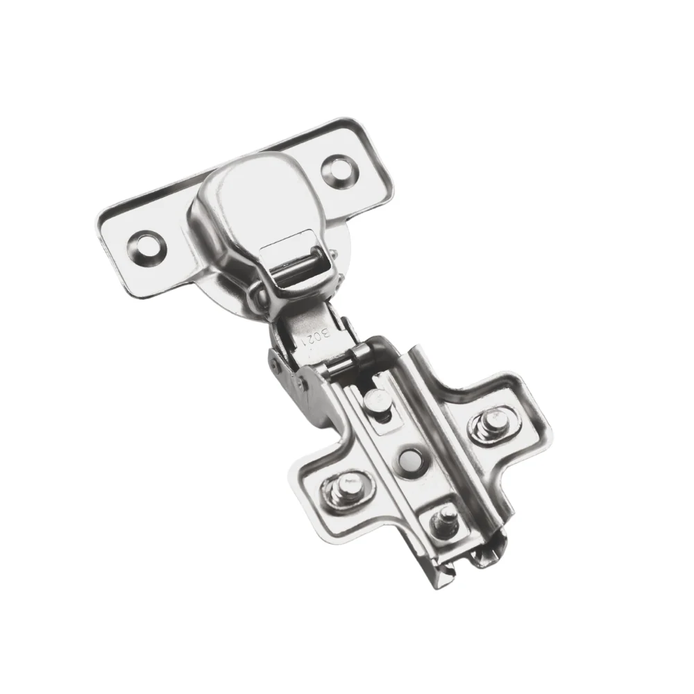 Zawias meblowy 110° do drzwi zlicowanych z prowadnikiem H0