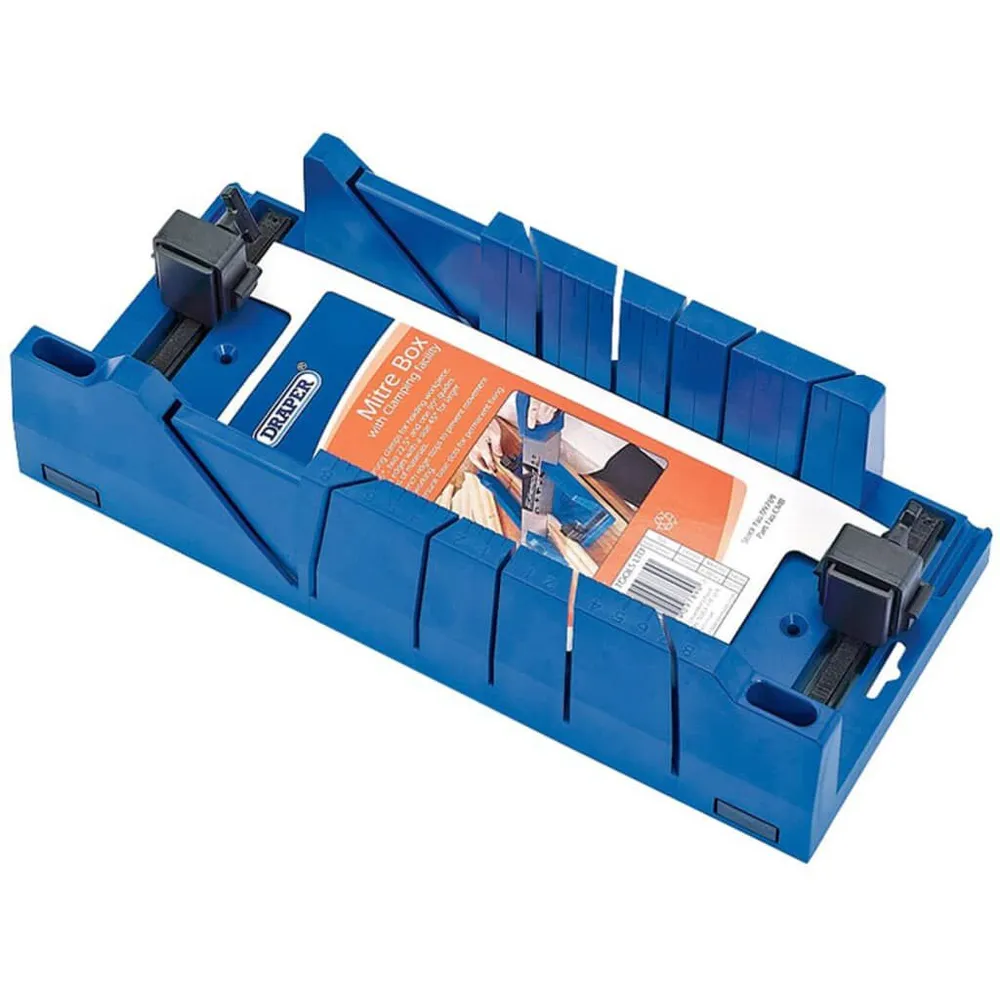 Draper Tools Skrzynka uciosowa Expert z zaciskiem, niebieska, 09789