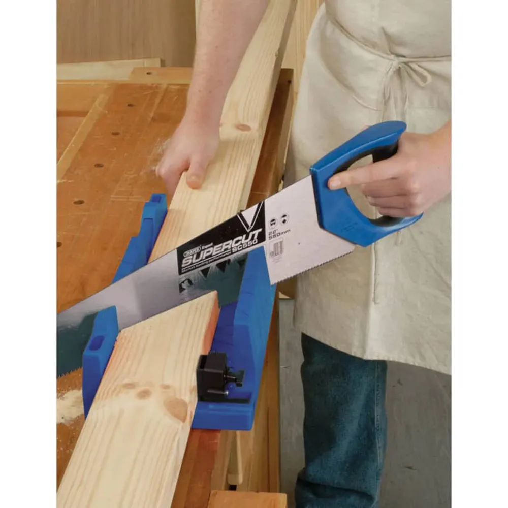 Draper Tools Skrzynka uciosowa Expert z zaciskiem, niebieska, 09789