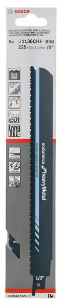 BOSCH Brzeszczot do piły szablastej S 1136 CHF Długość 225 mm Szerokość 25 mm ( 4000909616 )