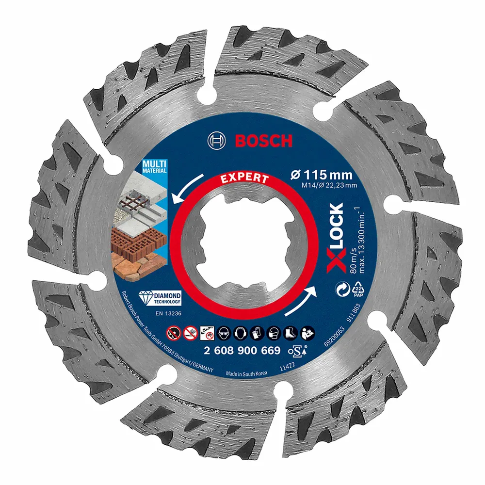 Tarcza diamentowa Bosch MultiMaterial X-LOCK Expert