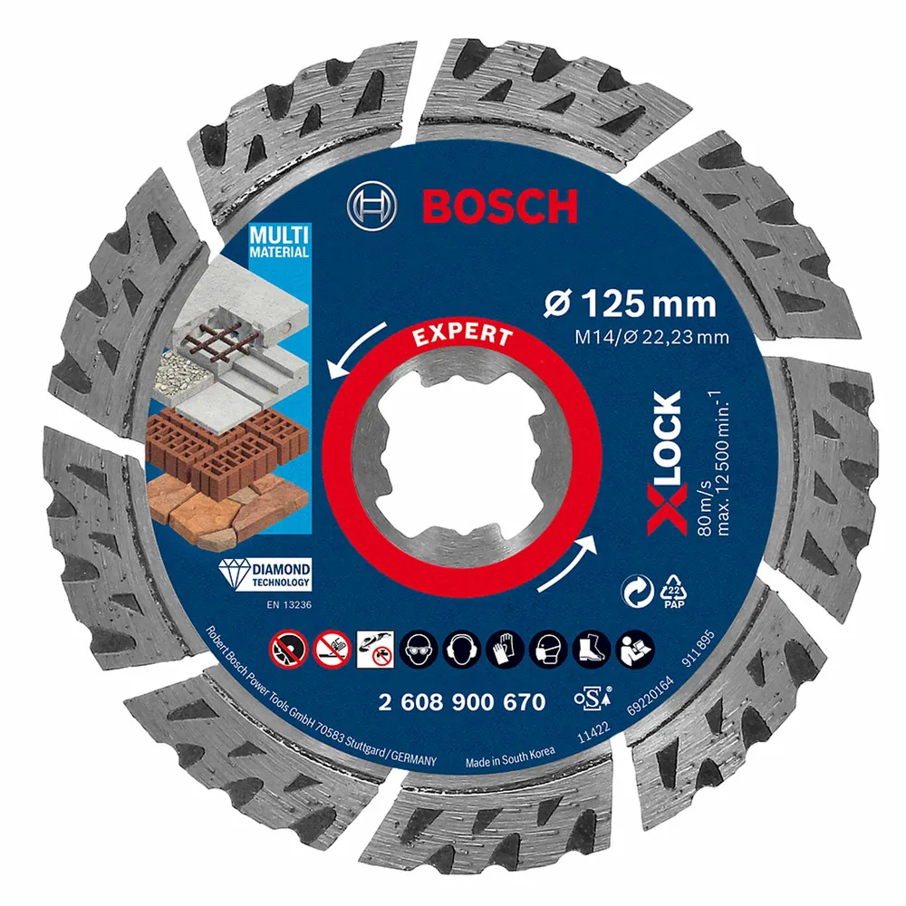 Tarcza diamentowa Bosch MultiMaterial X-LOCK Expert