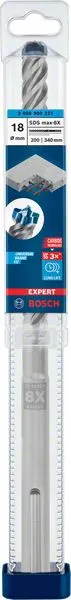 Wiertarka udarowa BOSCH Expert SDS max-8X Ø 18 mm długość robocza 200 mm 340 mm ( 4000909899 )