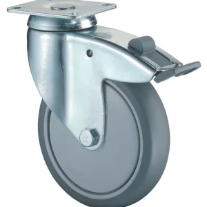 BS ROLLEN Zestaw kołowy skrętny z hamulcem całkowitym Ø koł 125 mm Nośność 100 kg ( 3000275286 )