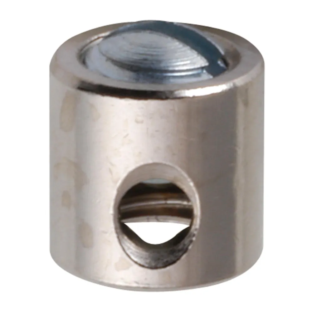 Otwór na złączkę śrubową Ø 1,8 mm, trzpień Ø 5,5 mm, mosiądz niklowany Fix Nippel