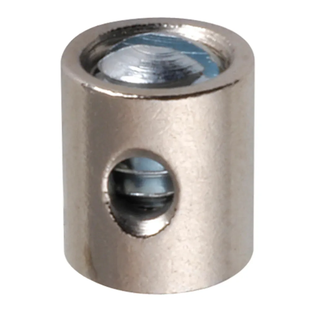 Otwór na złączkę śrubową Ø 1,8 mm, trzpień Ø 5,5 mm, mosiądz niklowany Fix Nippel