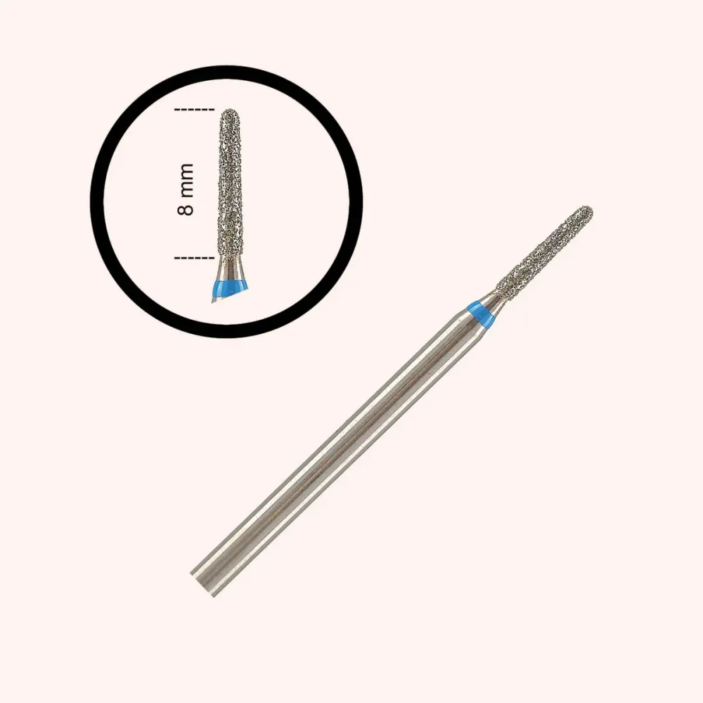 Frez diamentowy premium do zrogowaciałego naskórka i skórek / średni 1,5 mm