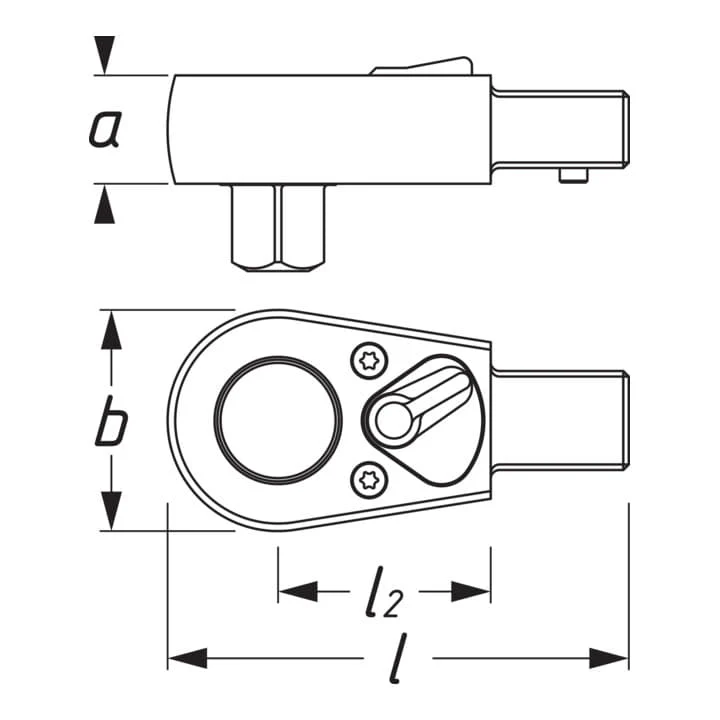 Grzechotka dźwigniowa HAZET 3/8 ″ 9 x 12 mm ( 4000822818 )