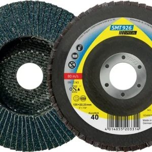 KLINGSPOR tarcza listkowa SMT 926 Special Ø 115 mm ziarnistość 80 6° zakrzywiona ( 8000352214 )