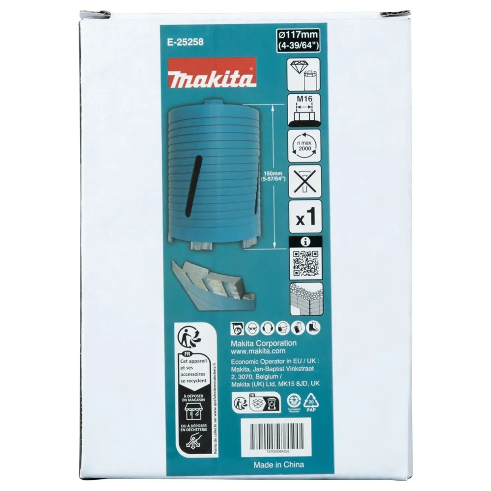 Korona diamentowa Makita E-25258 117mm M16