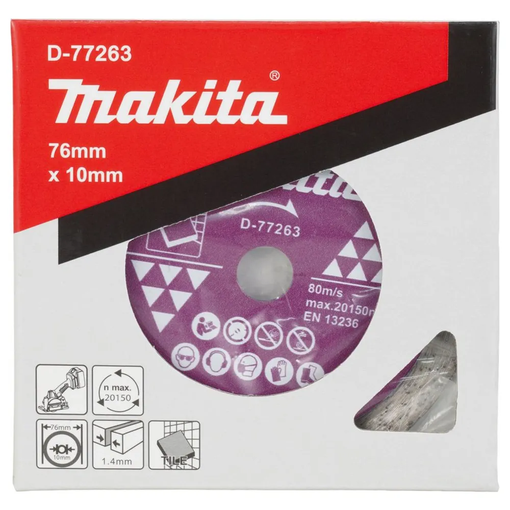 Makita D-77263 76mm Tarcza diamentowa do płytek