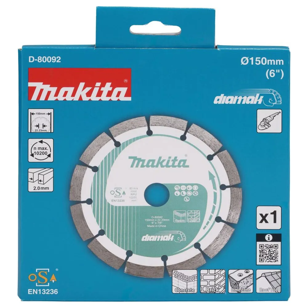 Makita D-80092 150mm Segmentowana tarcza diamentowa