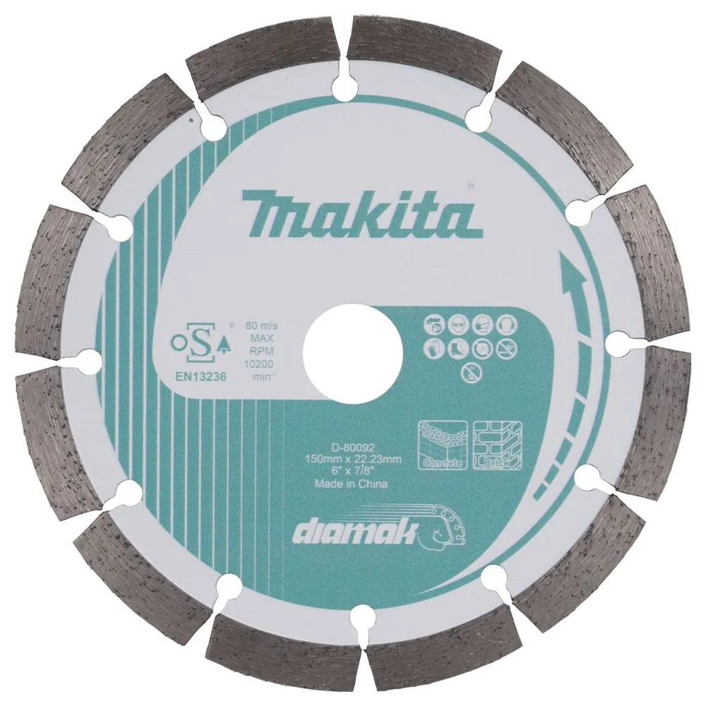 Makita D-80092 150mm Segmentowana tarcza diamentowa