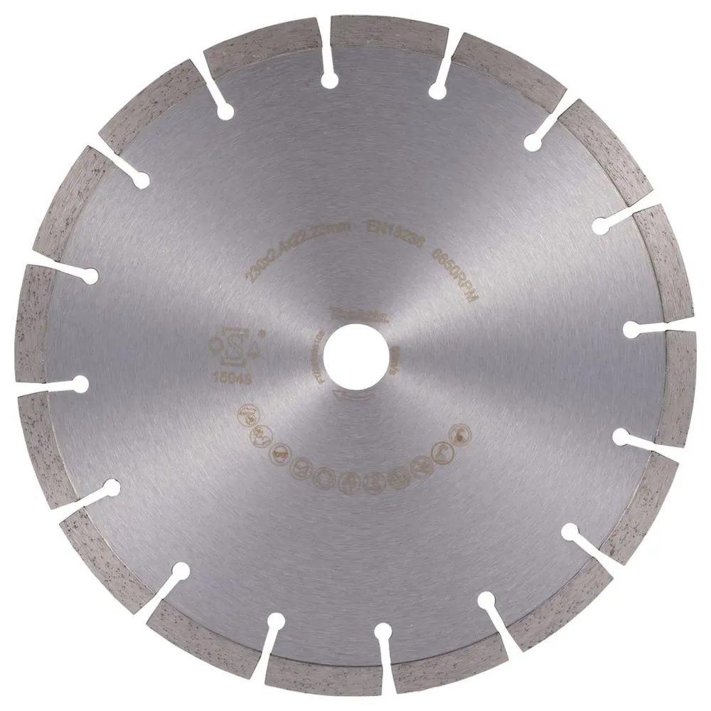 Makita D-80117 230 mm segmentowana tarcza diamentowa do wielu materiałów