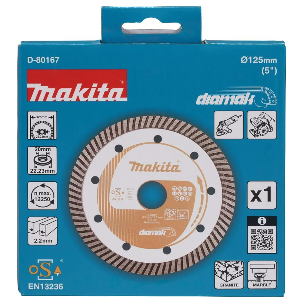 Makita D-80167 125mm Tarcza diamentowa do marmuru i granitu